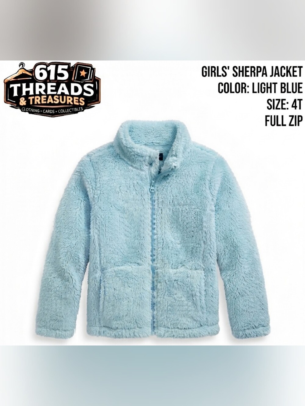 Gerry Weber Light Blue Plush Sherpa Jacket